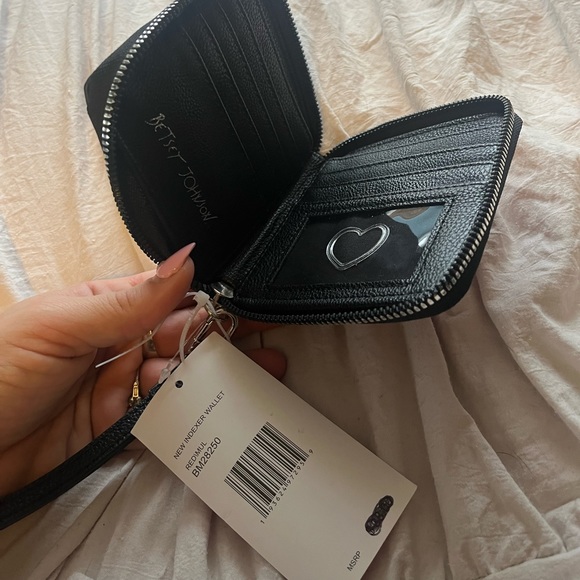 Betsey Johnson Zipper Makeup Wallet - Picture 2 of 4